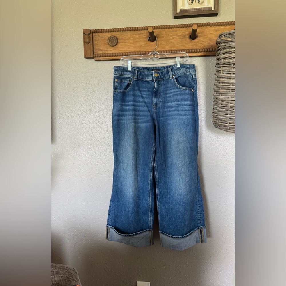 Talbots Straight Ankle Cuff Jeans